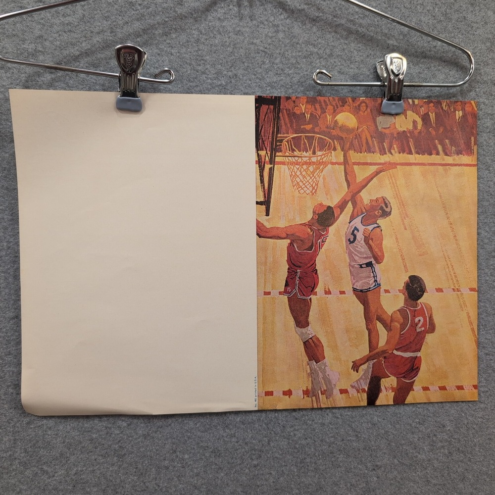 Vintage Coca Cola Blank High School Basketball‎ Program Advertising 16" x 11" - Picture 2 of 3